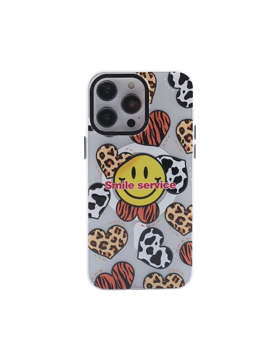 Newface iPhone 12 Pro Max Kılıf Apollo Magneticsafe Desenli Kapak - Apollo Şeffaf - 2