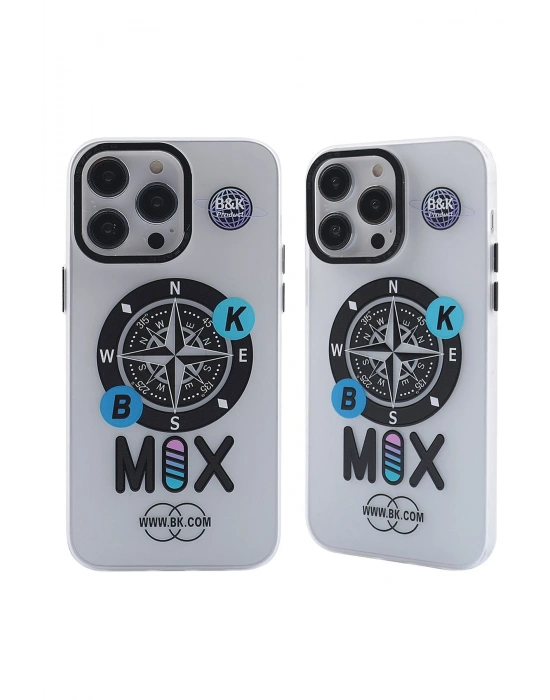 Newface iPhone 12 Pro Max Kılıf Apollo Magneticsafe Desenli Kapak - Apollo Şeffaf - 3