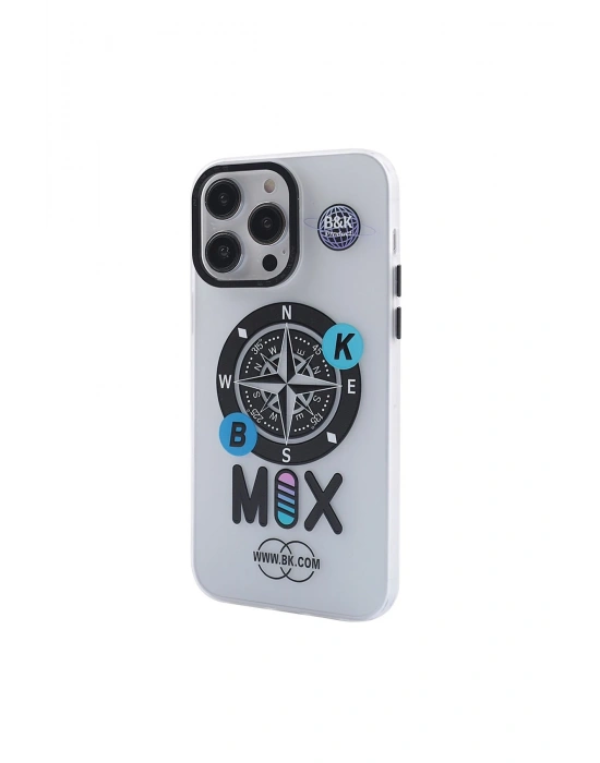 Newface iPhone 12 Pro Max Kılıf Apollo Magneticsafe Desenli Kapak - Apollo Şeffaf - 3