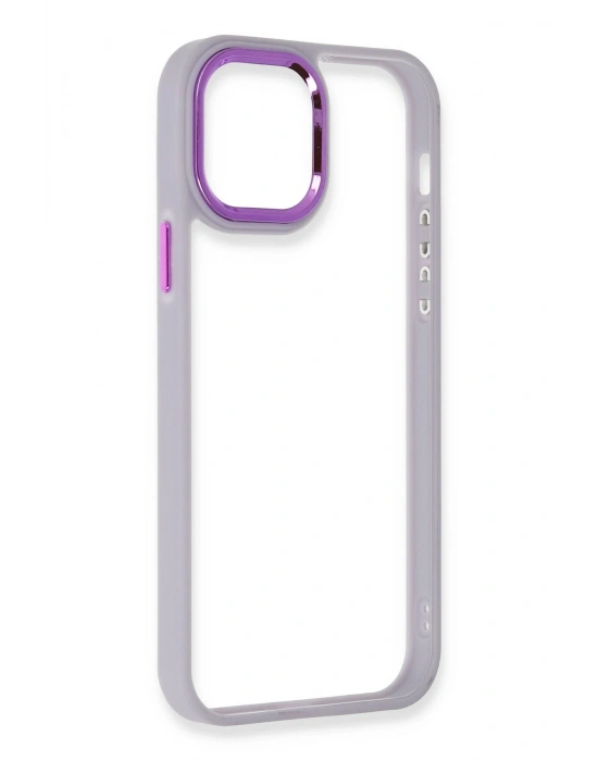 Newface iPhone 12 Pro Max Kılıf Dora Kapak - Lila