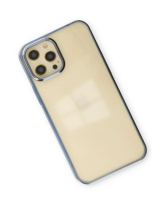 Newface iPhone 12 Pro Max Kılıf Element Silikon - Mavi