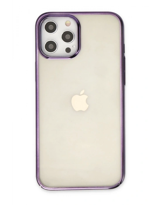 Newface iPhone 12 Pro Max Kılıf Element Silikon - Mor