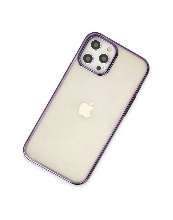 Newface iPhone 12 Pro Max Kılıf Element Silikon - Mor