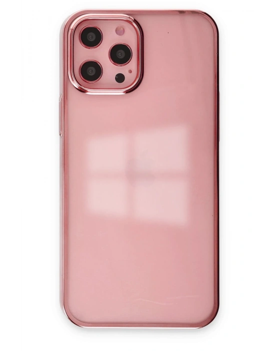 Newface iPhone 12 Pro Max Kılıf Element Silikon - Pembe