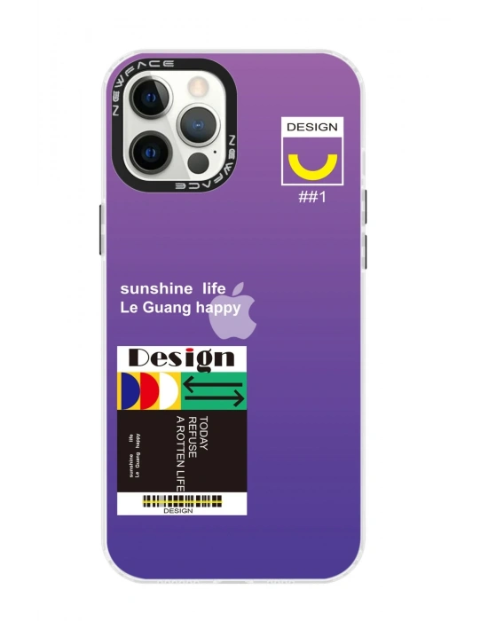 Newface iPhone 12 Pro Max Kılıf Estoril Desenli Kapak - Estoril - 4