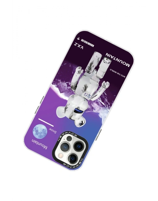 Newface iPhone 12 Pro Max Kılıf Estoril Desenli Kapak - Estoril - 8