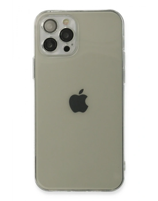 Newface iPhone 12 Pro Max Kılıf Fly Lens Silikon - Şeffaf