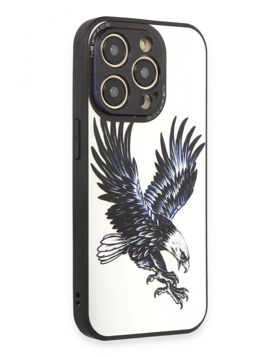 Newface iPhone 12 Pro Max Kılıf Mirror Desenli Kapak - Mirror - 1