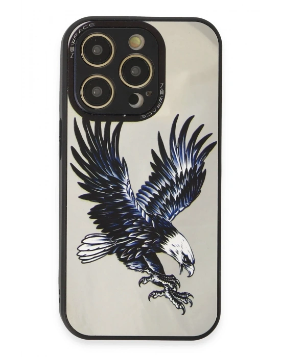 Newface iPhone 12 Pro Max Kılıf Mirror Desenli Kapak - Mirror - 1