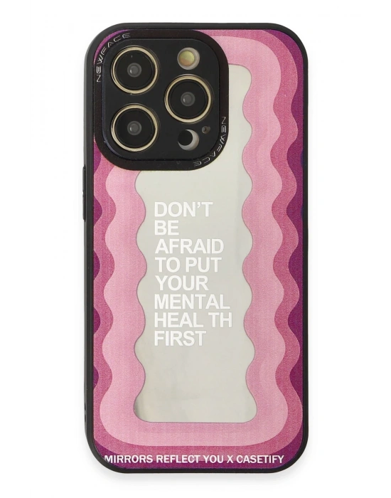 Newface iPhone 12 Pro Max Kılıf Mirror Desenli Kapak - Mirror - 11