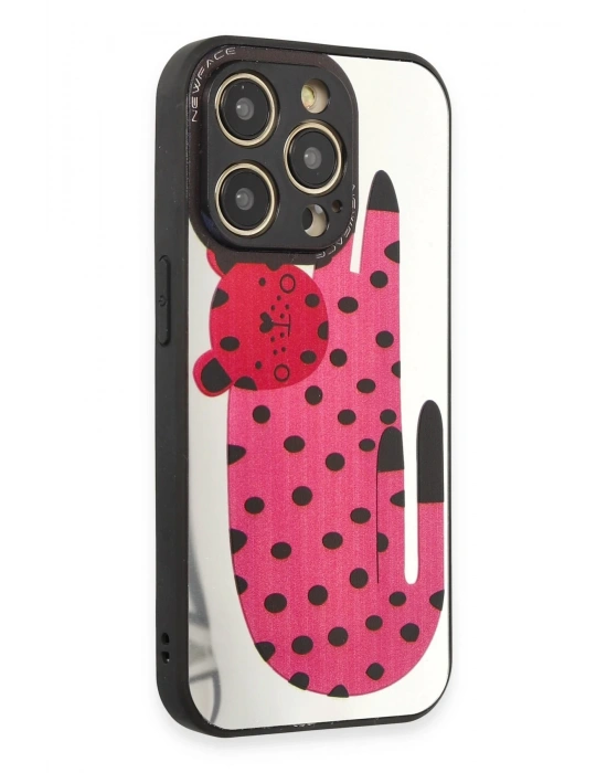 Newface iPhone 12 Pro Max Kılıf Mirror Desenli Kapak - Mirror - 12