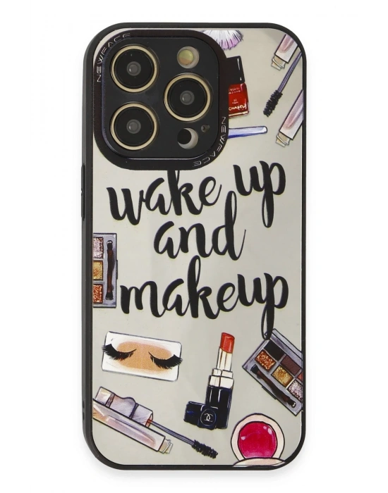 Newface iPhone 12 Pro Max Kılıf Mirror Desenli Kapak - Mirror - 3