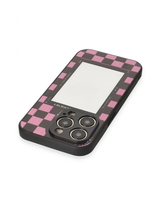 Newface iPhone 12 Pro Max Kılıf Mirror Desenli Kapak - Mirror - 8