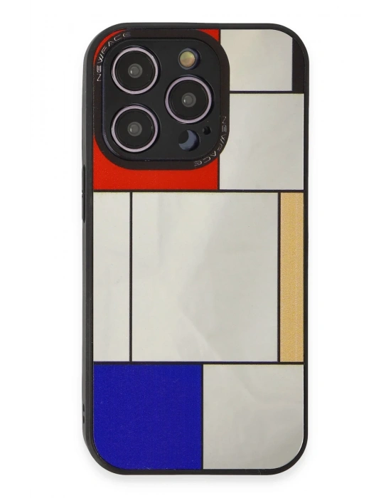 Newface iPhone 12 Pro Max Kılıf Mirror Desenli Kapak - Mirror - 9