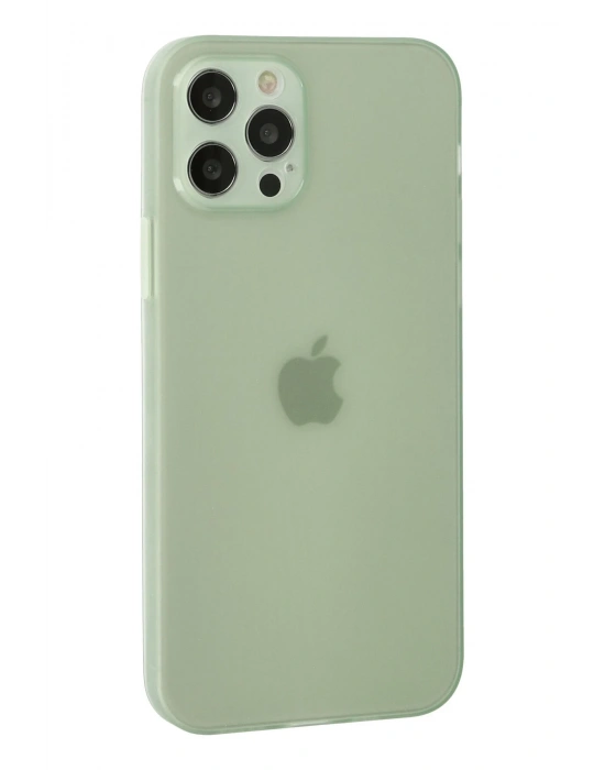 Newface iPhone 12 Pro Max Kılıf Puma Silikon - Açık Yeşil