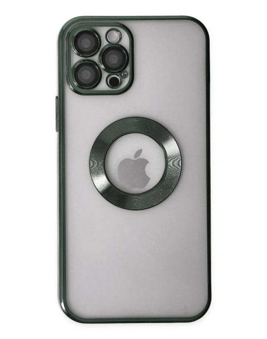 Newface iPhone 12 Pro Max Kılıf Slot Silikon - Köknar Yeşili