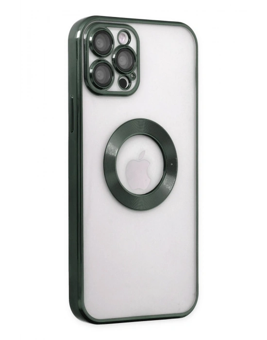 Newface iPhone 12 Pro Max Kılıf Slot Silikon - Köknar Yeşili