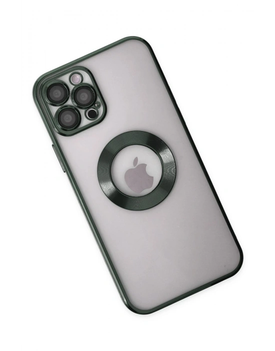 Newface iPhone 12 Pro Max Kılıf Slot Silikon - Köknar Yeşili