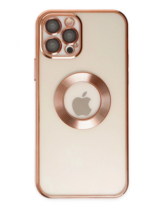 Newface iPhone 12 Pro Max Kılıf Slot Silikon - Rose Gold