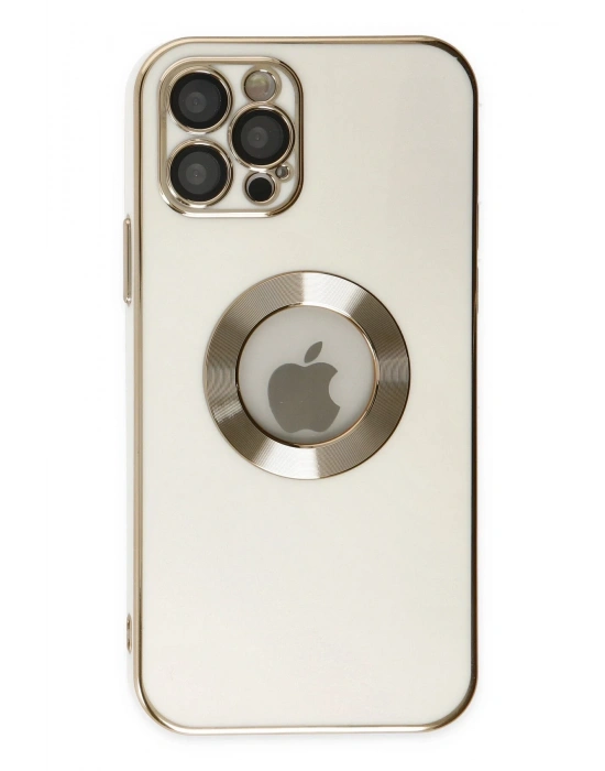 Newface iPhone 12 Pro Max Kılıf Store Silikon - Beyaz