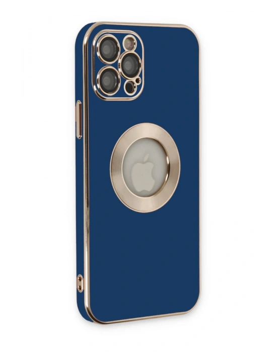 Newface iPhone 12 Pro Max Kılıf Store Silikon - Mavi