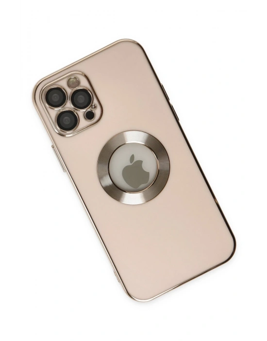 Newface iPhone 12 Pro Max Kılıf Store Silikon - Pembe