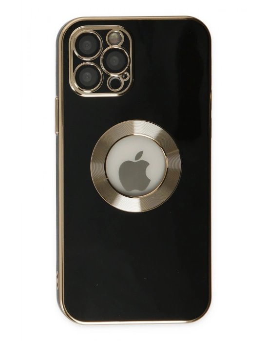 Newface iPhone 12 Pro Max Kılıf Store Silikon - Siyah