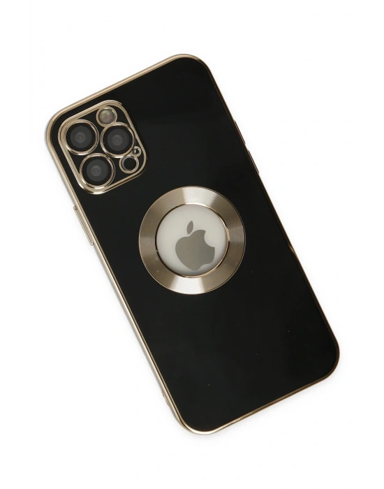 Newface iPhone 12 Pro Max Kılıf Store Silikon - Siyah