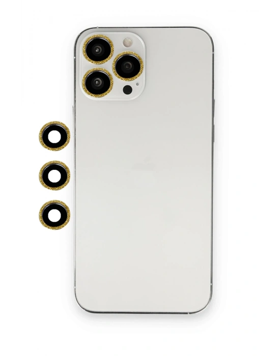 Newface iPhone 12 Pro Max Shine Kamera Lens - Gold