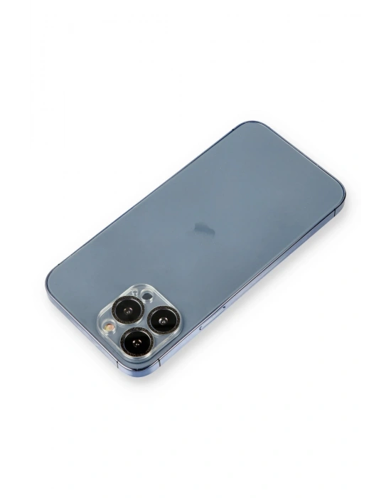 Newface iPhone 12 Pro Max Shine Kamera Lens Koruma Cam - Siyah