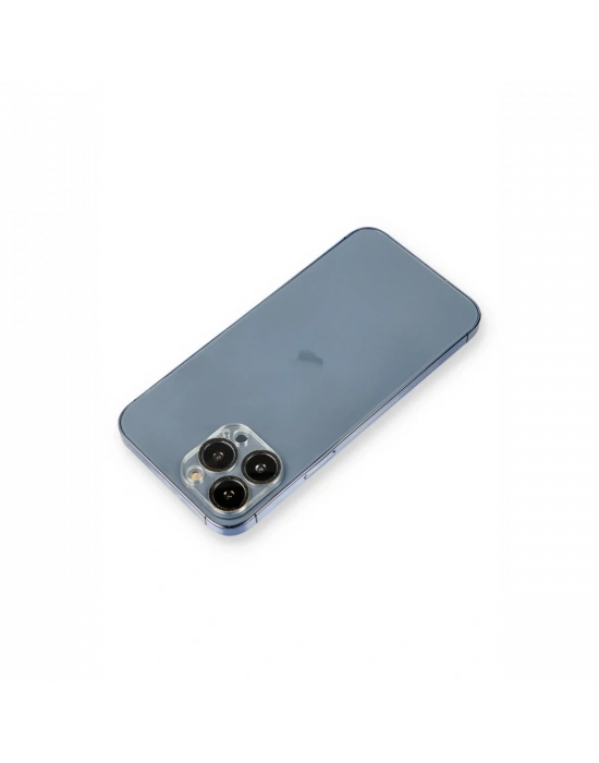 Newface iPhone 12 Pro Max Shine Kamera Lens Koruma Cam - Siyah