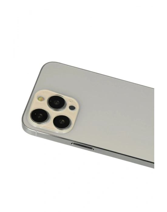 Newface iPhone 12 Pro Rainbow Kamera Lens Koruma Cam - Gold