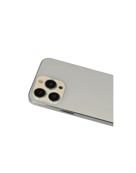 Newface iPhone 12 Pro Rainbow Kamera Lens Koruma Cam - Gold