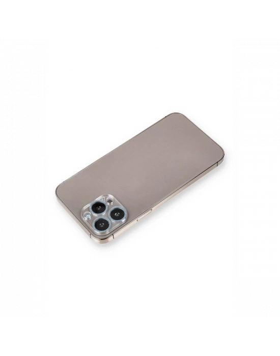 Newface iPhone 12 Pro Shine Kamera Lens Koruma Cam - Sierra Blue
