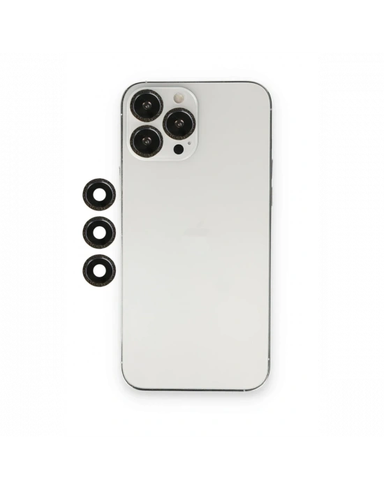 Newface iPhone 12 Pro Shine Kamera Lens - Siyah