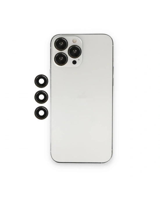 Newface iPhone 12 Pro Shine Kamera Lens - Siyah