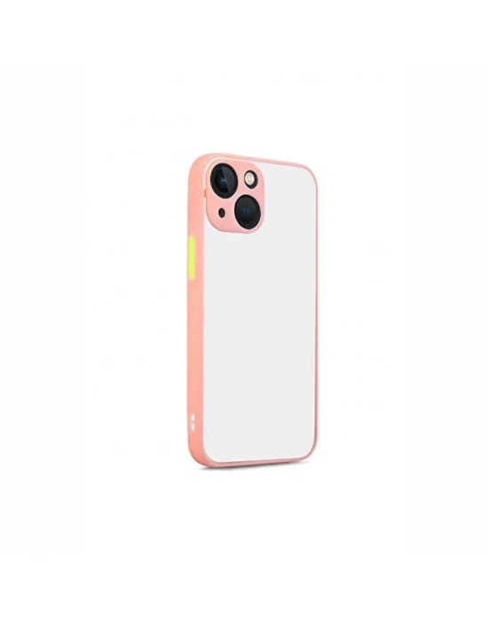 Newface iPhone 13 Kılıf Montreal Silikon Kapak - Pembe
