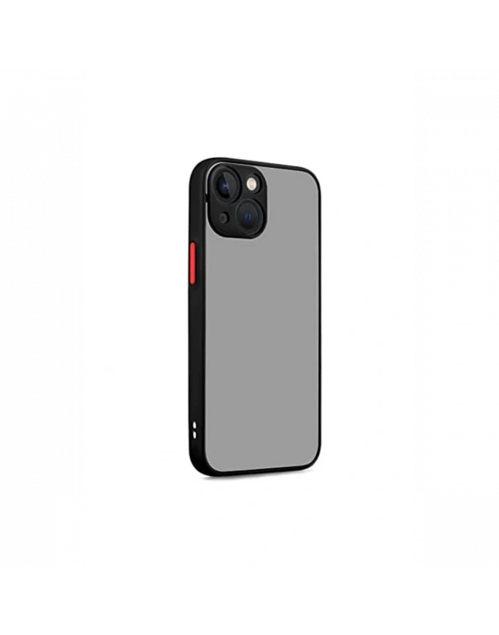 Newface iPhone 13 Kılıf Montreal Silikon Kapak - Siyah