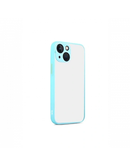 Newface iPhone 13 Kılıf Montreal Silikon Kapak - Turkuaz