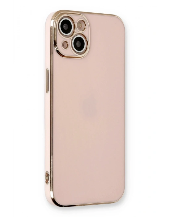Newface iPhone 13 Kılıf Volet Silikon - Pembe