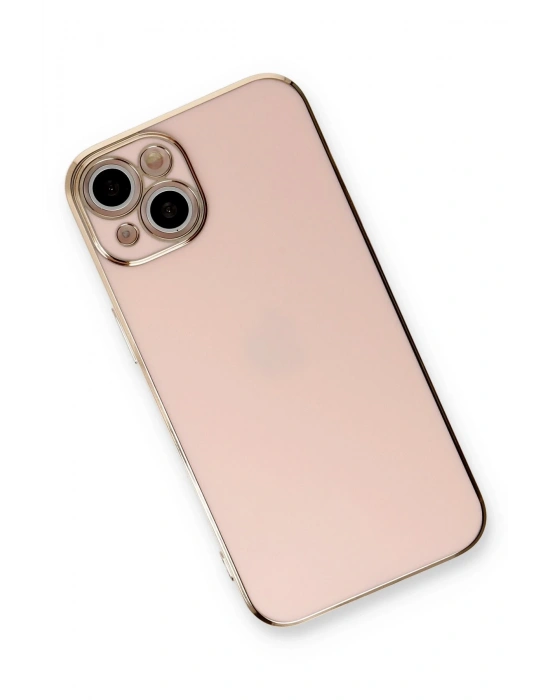 Newface iPhone 13 Kılıf Volet Silikon - Pembe