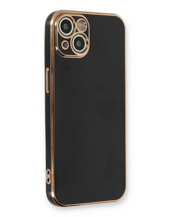 Newface iPhone 13 Kılıf Volet Silikon - Siyah