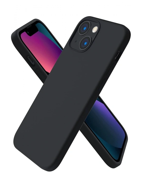 Newface iPhone 13 Mini Kılıf First Silikon - Siyah
