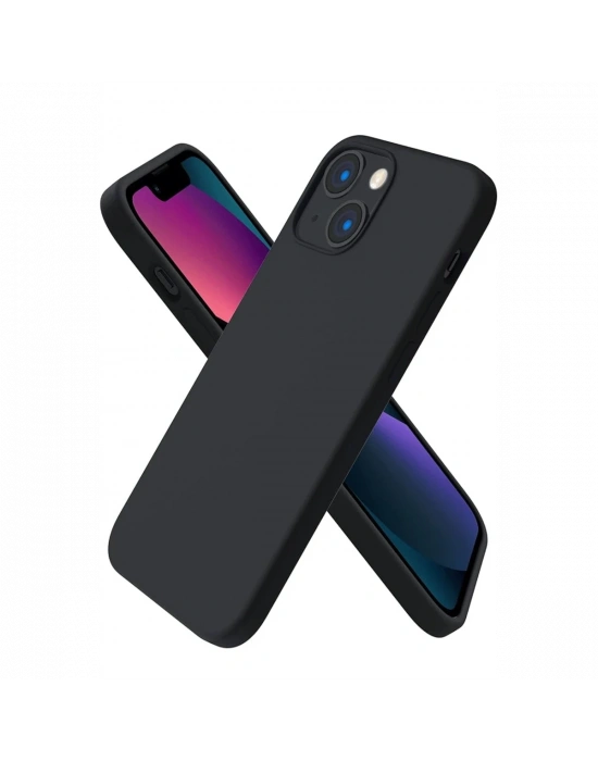 Newface iPhone 13 Mini Kılıf First Silikon - Siyah
