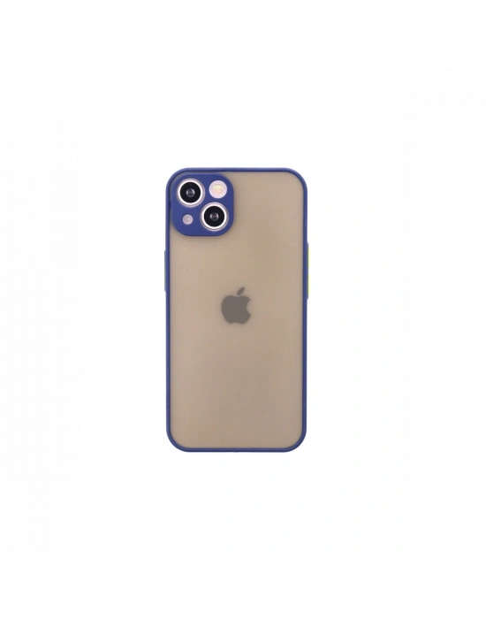 Newface iPhone 13 Mini Kılıf Montreal Silikon Kapak - Lacivert