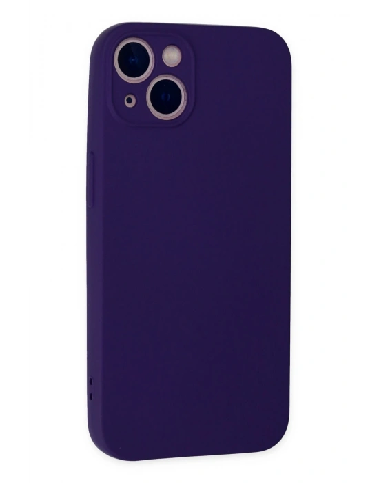 Newface iPhone 13 Mini Kılıf Nano içi Kadife Silikon - Mor