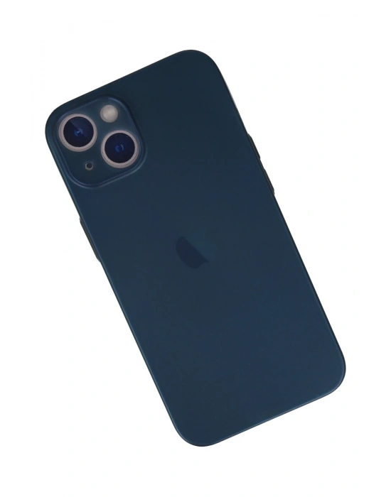 Newface iPhone 13 Mini Kılıf PP Ultra İnce Kapak - Mavi