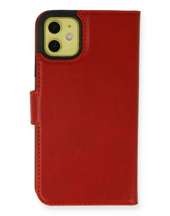 Newface iPhone 13 Mini Kılıf Trend S Plus Kapaklı Kılıf - Kırmızı