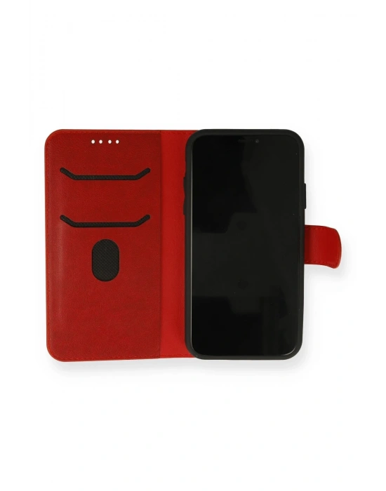 Newface iPhone 13 Mini Kılıf Trend S Plus Kapaklı Kılıf - Kırmızı