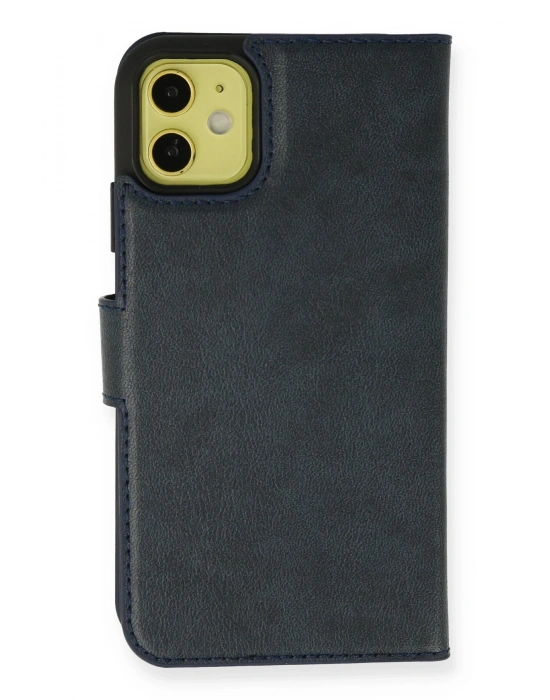 Newface iPhone 13 Mini Kılıf Trend S Plus Kapaklı Kılıf - Lacivert